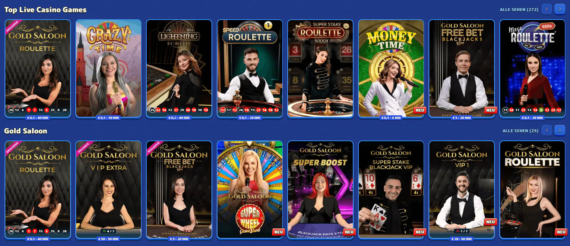 Pistolo Live Casino